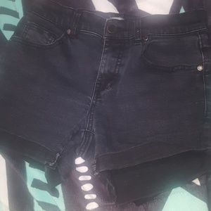 short black jeans